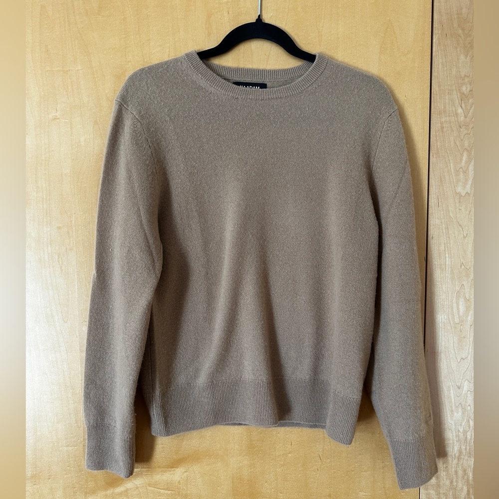 Naadam Tan Cashmere Sweater - Small